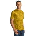 thumbnail image 4 of Sport Tek Adult Male Men CamoHex Short Sleeves T-Shirt Gold X-Small, 4 of 6