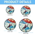 thumbnail image 6 of SkyDiving Stained Glass SunCatcher Sky Diving Light Catcher Window Hanging Home Decoration SkyDiver Gifts Parachute, Stained Glass Ornament 2025, Holiday Decoration, Seasonal, 6 of 6