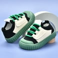thumbnail image 3 of Mepaouo Girls Boys Sneakers Kids Toddler Running Canvas Shoes Soft Sole Slip on Flats with Hook Loop, 3 of 9