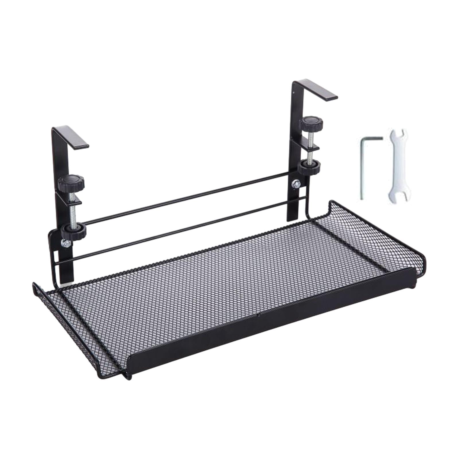 TISHITA under Desk Cable Management Tray Cable Tray No Drill Desk Cable Management Large Space Cable Holder Wire Organizer for School