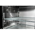 thumbnail image 5 of Heavy Duty Commercial Black Back Bar Cooler with 2 solid doors (27" depth 69" length), 5 of 7