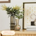 thumbnail image 4 of Beautiful Fall Leaf Bubble Glass Vase by Drew Barrymore, 6.5", Yellow, 4 of 7