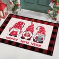 thumbnail image 1 of Alfombrilla de Papá Noel para el suelo, decorativa para las fiestas navideñas, para la entrada al hogar, resistente al desgaste, 1 of 6