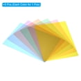 thumbnail image 3 of Uxcell A4 Size Guided Reading Sheet Correction Lighting Gel Filter Colored Overlay Transparent Color Film 6 Colors 6pcs, 3 of 6