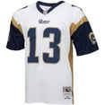 thumbnail image 2 of Men's Mitchell & Ness Kurt Warner White Los Angeles Rams Big & Tall 2001 Retired Player Replica Jersey, 2 of 3