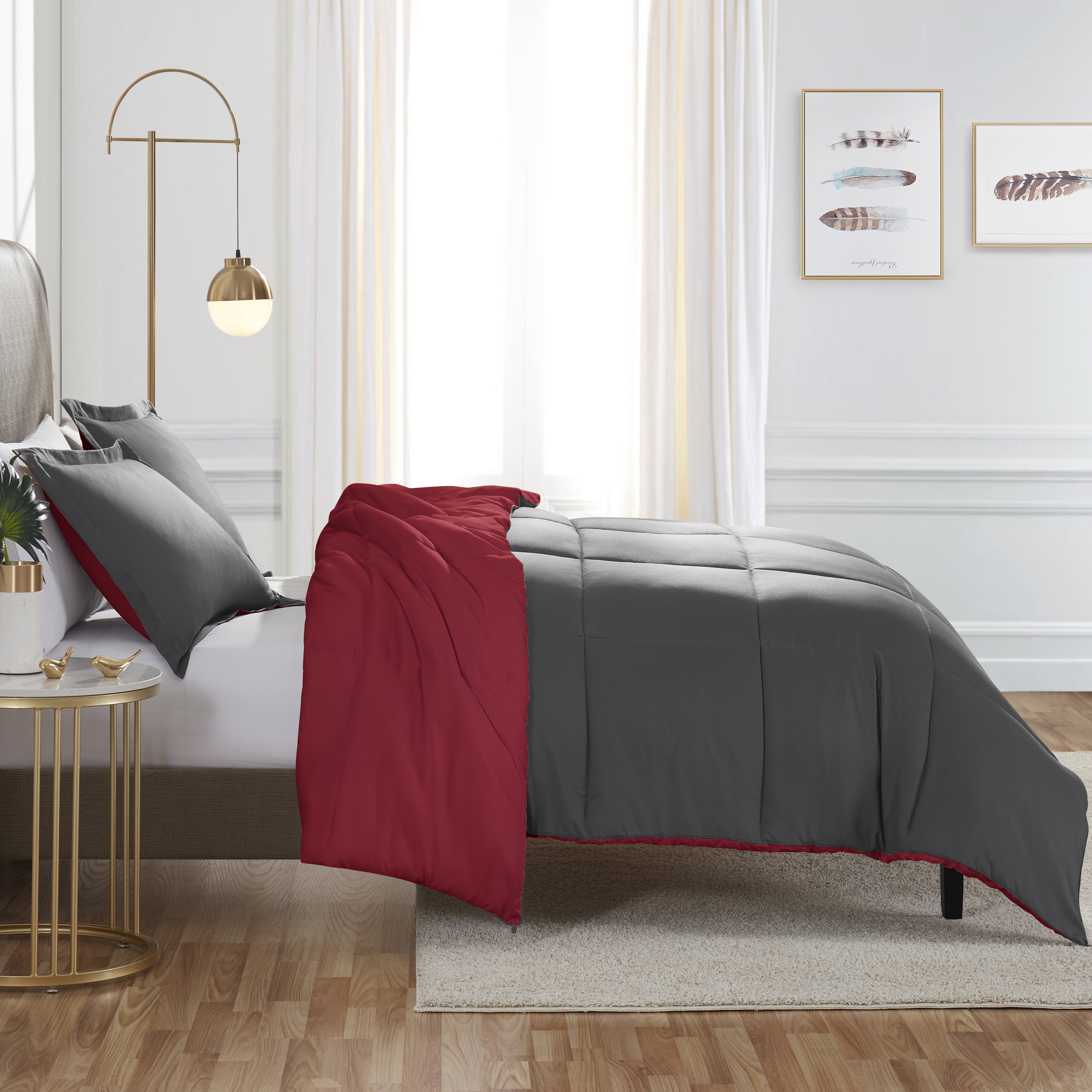 Red ugg comforter sale