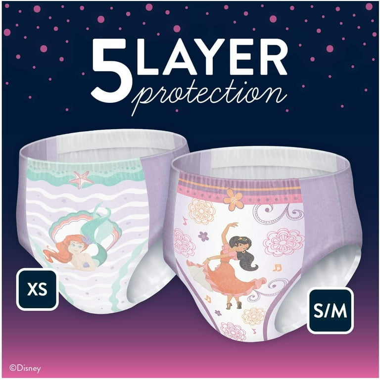 Goodnites Girls Nighttime Bedwetting Underwear XS 28 43 lb