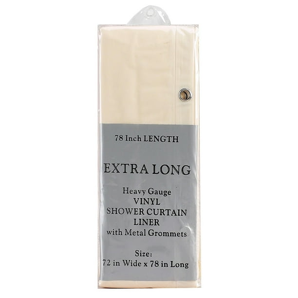 72 By 78 Inch Waterproof Vinyl Shower Curtain Liner X Long Bone Com Waterproof Vinyl Shower Curtain Liner, Long Shower Curtain Liner 72 X 78