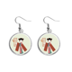 thumbnail image 1 of La chica local tradicional japonesa Pendientes pendientes de plata colgantes joyas señora Unbranded M, 1 of 3