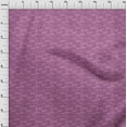 thumbnail image 4 of oneOone Georgette Viscose Purple Fabric Geometric Quilting Supplies Print Sewing Fabric By The Yard 42 Inch Wide, 4 of 4