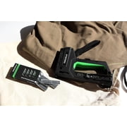 TOOLZILLA 4-in-1 Heavy Duty Staple/Nail Gun & 1,000 Staple Pack - For Upholstery, Wood, DIY
