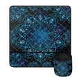 thumbnail image 2 of HELLHERO Mandala Pattern Blue Gradient Sewing Machine Mat Waterproof to Keep Tidy with 4 Pockets for Most Sewing Machine Table, Mother's Day, 2 of 5