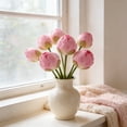 thumbnail image 4 of Fufafayo Artificial Lotus Flower Realistic One Fake Lotus for Pond Decoration Water Feature Spring Summer Decor Photography Prop Living Room Table Display, 4 of 6