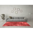 thumbnail image 3 of Ahgly Company Machine Washable Indoor Rectangle Patchwork Red Transitional Area Rugs, 8' x 12', 3 of 4