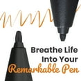 thumbnail image 3 of Group Vertical Replacement Marker Tips for Remarkable 2, Pack of 5, Black, 3 of 7
