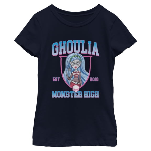 Girls Monster High Ghoulia Portrait Est 2010 T Shirt