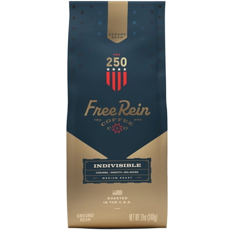 Free Rein Coffee Company Indivisible Medium Roast Ground Coffee 12oz Bag