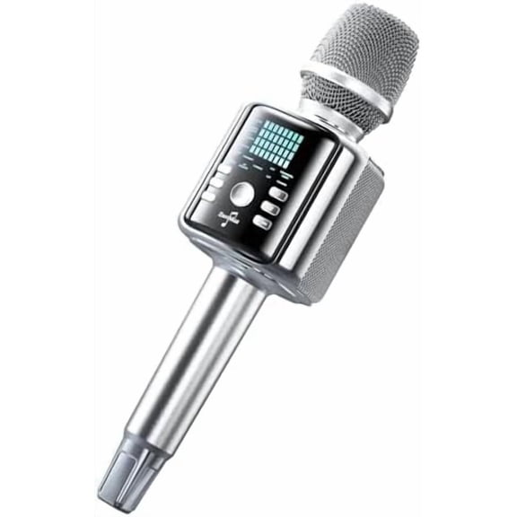 Professional Wireless Karaoke Microphone with Speaker and Soundcard, Karaoke Machine Featuring Surround Sound and Dynamic Pickup That Surpasses Ordinary Karaoke Microphones$$Music