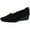 Black, variant on Womens AK Winnefred Slip On Round Toe Wedge Heels