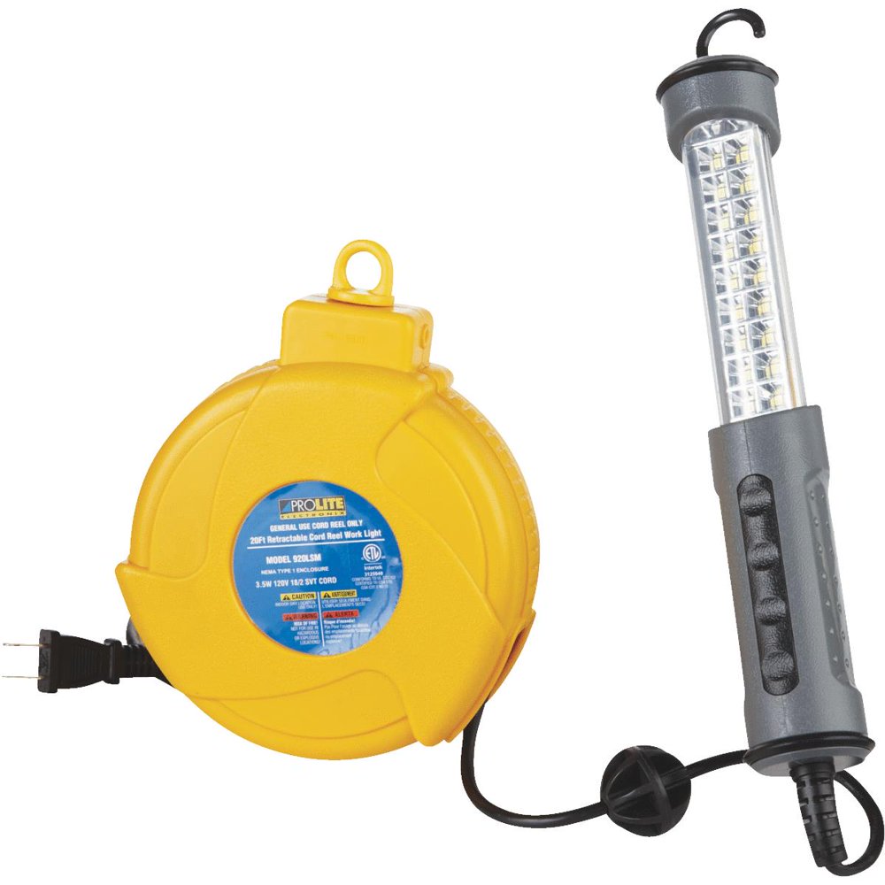 ProLite Electronix LED Trouble Light with 20 Ft. Power Cord 920LSM