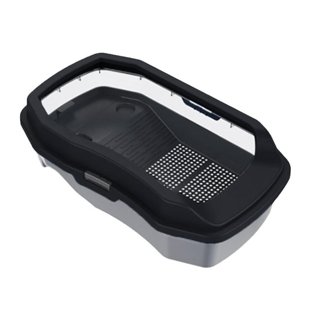 Turtle Tank Aquarium, Turtle Habitat, Pet Accessories, Terrapin Lake Feeder Box, Black