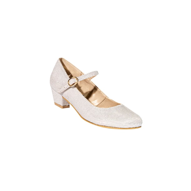 ZAPATILLAS TACONES VESTIR LEON NIÑA JOVENCITA BLANCO TEXTIL 3341 LEON 3341p