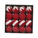 thumbnail image 4 of 16 bolas navideñas decorativas de terciopelo para el hogar, bolas navideñas flocadas para el, Rojo, 4 of 9