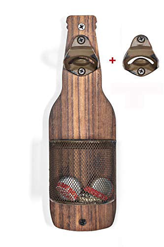Jurassic Park Wall Mounted Rustic Wooden Beer Bottle Opener 