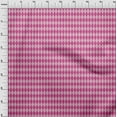 thumbnail image 3 of oneOone Cotton Cambric Pink Fabric Argyle Check Fabric For Sewing Printed Craft Fabric By The Yard 56 Inch Wide, 3 of 4