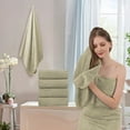thumbnail image 4 of Beartech 3 Pack Microfiber Bath Towel Set Soft & Quickly Dry Bathroom Towel,Super absorbent Plush Bath Sheet Towel Oversized Towels Hotel Shower Towel-Camel, 4 of 10