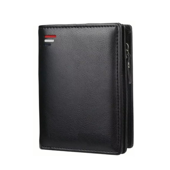 Cartera Minimalista Para Hombre Negra