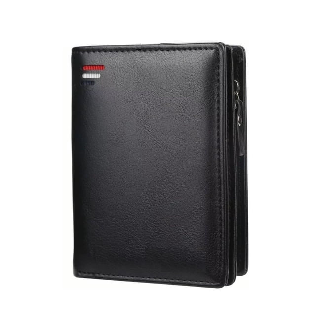 Cartera Minimalista Para Hombre Negra