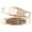 White | Laser Engraving, variant on MedicEngraved Rose Gold Stainless Steel Custom Medical Alert Bracelet - 5mm Oval Link