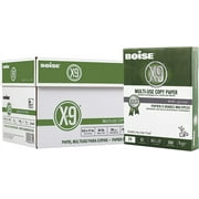 Boise Paper X-9 Multi-Use Copy Paper - 10 Ream (5000 Sheets) | 8.5" x 11" Letter | 92 Bright White - 24 lb. | CC2241-CTN