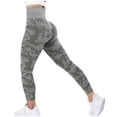 thumbnail image 1 of MKLEKYY Ropa deportiva para mujer, mallas de entrenamiento sin costuras para mujer, pantalones de yoga de cintura alta, mallas de compresión para gimnasio, 1 of 4