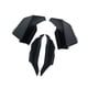 thumbnail image 3 of Winglet lateral delantero shamjiam de carenado de motocicleta dinámico para piezas Adv160 2022-2024 Negro, 3 of 8