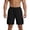 Z56 Black, variant on Men's Athletic Performance Shorts Elastic Drawstring Waist Baggy Cargo Shorts with Multi Pockets Outdoor Casual Beach Vacation Versatile Bottoms Orange,XXXL