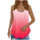 thumbnail image 2 of Puntoco Tops de cuello cuadrado para mujer, blusas casuales de moda de verano con estampados, blusas holgadas de cuello redondo sin mangas, 2 of 5