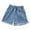 Blue, variant on Girls Shorts Child Toddler Girls Summer Casual Denim Shorts Thin Breathable Jeans with Rainbow Flower Heart Embroidery Lounge Shorts Pink 6 Years-7 Years