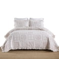 thumbnail image 6 of 3-Piece 100% Cotton Oversized Bedspread Set Coverlet Set Lightweight Quilt Set TJ, 6 of 9