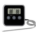 thumbnail image 1 of Termómetro Electrónico Medidor De Temperatura De Alimentos Multifunción Medidor Termómetro De Carne Para El Hogar Con Sonda De Acero Inoxidable Pantalla Lcd Para Barbacoa Horno Cocina Vogacara EL009663-00, 1 of 5