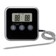 thumbnail image 1 of Termómetro electrónico multifunción medidor de temperatura de alimentos termómetro de carne para el hogar con pantalla LCD de sonda de acero inoxidable Guardung EL009663-00, 1 of 5