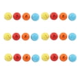 thumbnail image 1 of Juego de 24 pelotas de golf de goma de colores, de alta resistencia y 2 capas, para principiantes, B155, 1 of 14