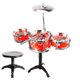 thumbnail image 1 of 3/5 tambor baquetas taburete conjunto Jazz Band instrumento Musical juguete regalo Sunnimix Instrumentos musicales Drum Toy, 1 of 5