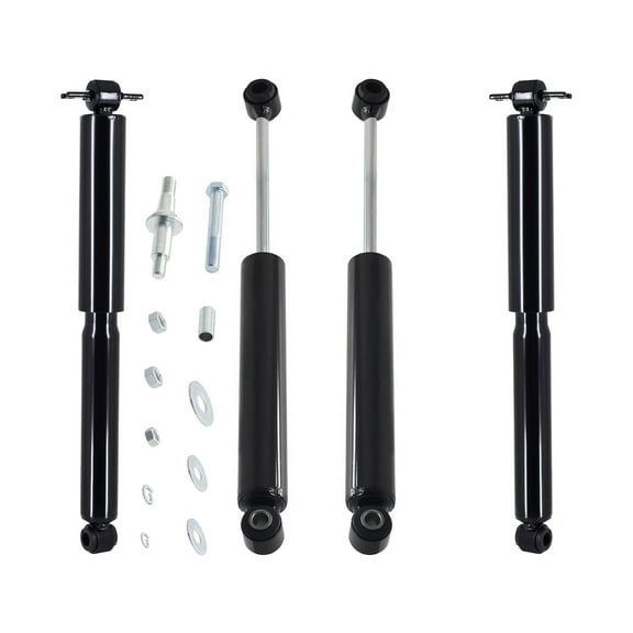 Set of 4 Front Steering Damper-Rear Shock Absorber For 1997-2001 Jeep Cherokee