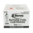 Sterno 50190 8Ounce Butane Fuel Cartridge with Temperature Sensing Valve, 12Pack