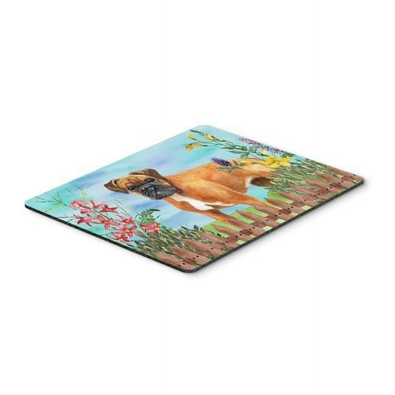 German Boxer Spring Mouse Pad, Hot Pad or Trivet