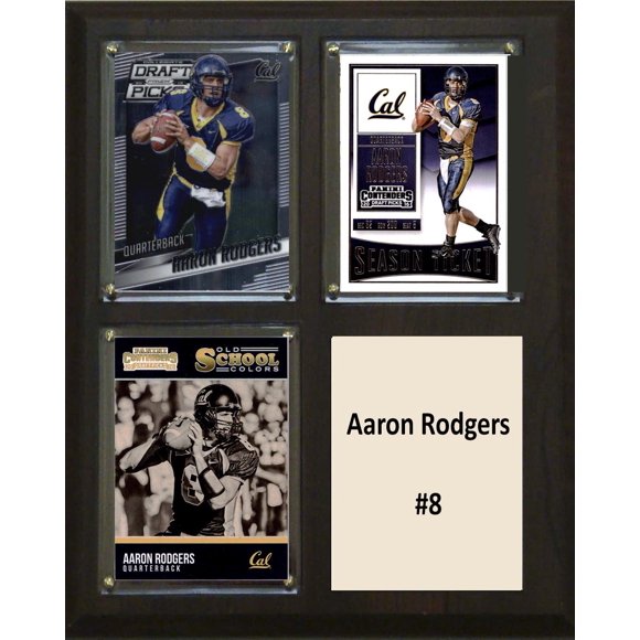 Placa C&I Collectables de Aaron Rodgers de los Osos de Oro de California de la NCAA