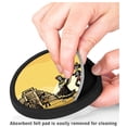 thumbnail image 3 of Silicone Non-Slip Drink Coasters with Removable Printed Absorbent Felt Pad - Set of 4 - Day of the Dead Party, 3 of 3