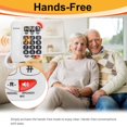 thumbnail image 4 of Teléfono fijo con cable Uvital Big Button para personas mayores, 4 of 9